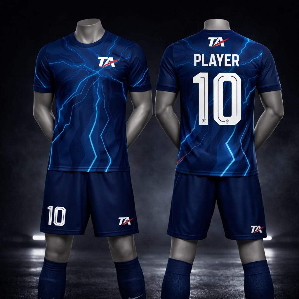 Custom Soccer Uniform (Lightning Design)