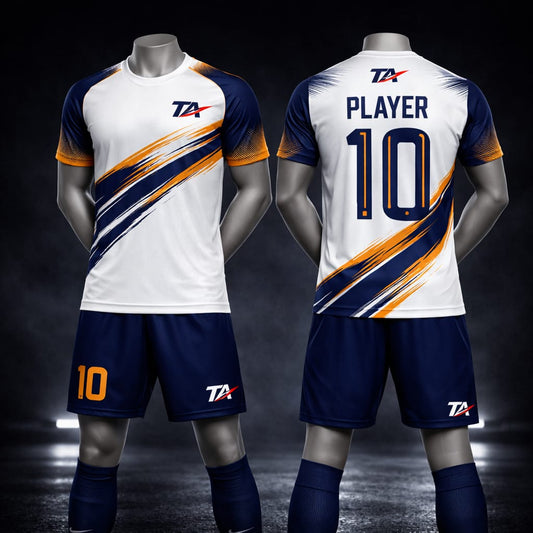 Custom Soccer Uniform (Brush Stroke Design