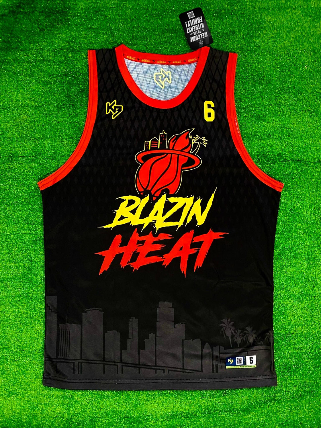 Warriors Custom Basketball Uniform