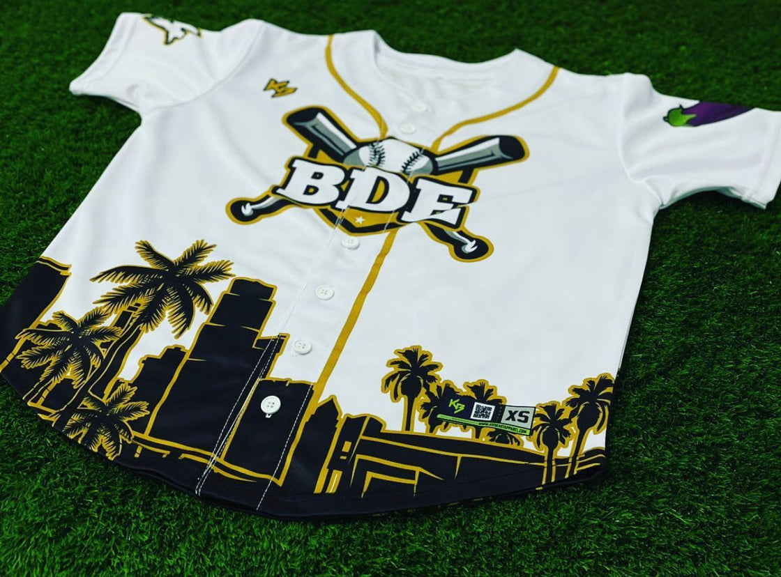 Full Button Down Softball Jersey