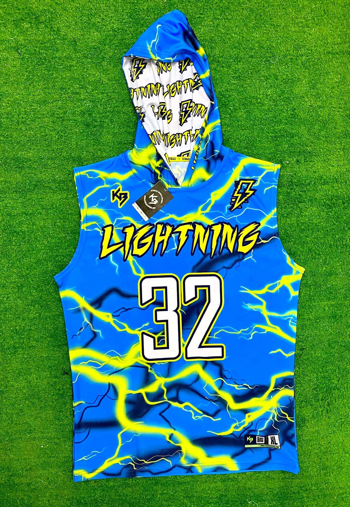 Lightning Hooded Compression 7v7 Jersey