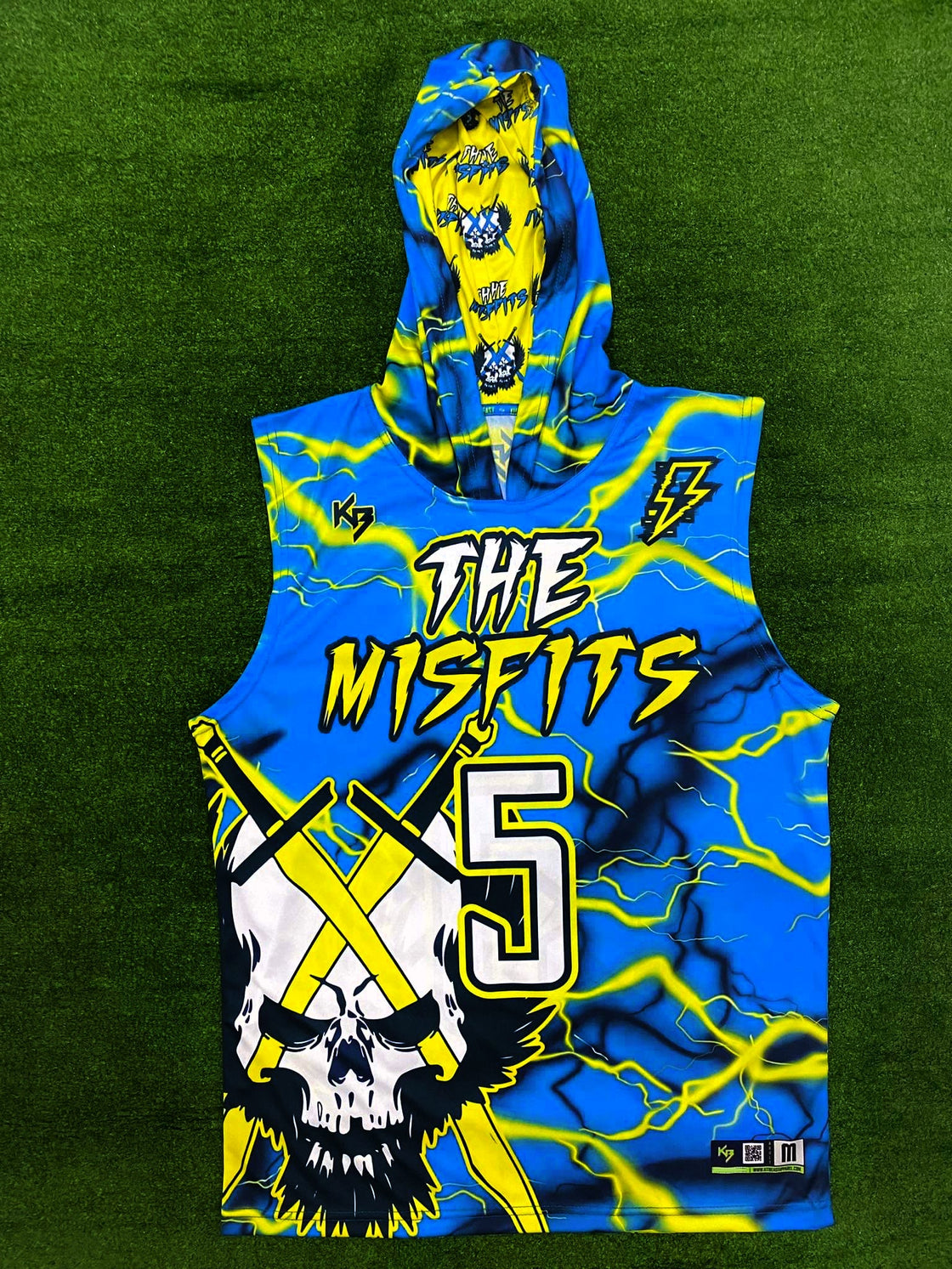 Lightning Hooded Compression 7v7 Jersey