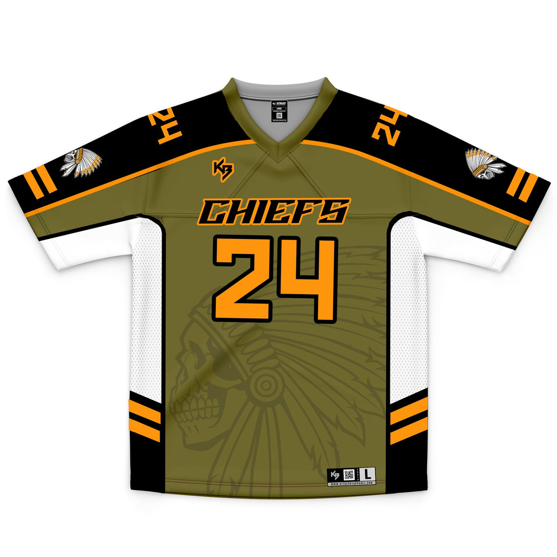 Chiefs Custom Lacrosse Game Jersey