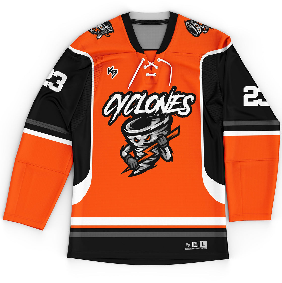 Cyclones Custom Hockey Jersey