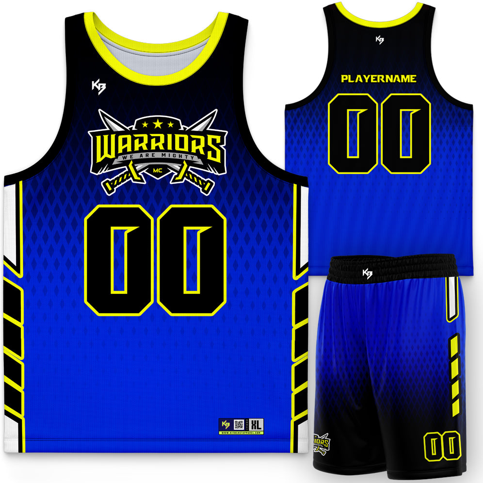 Warriors Custom Basketball Uniform